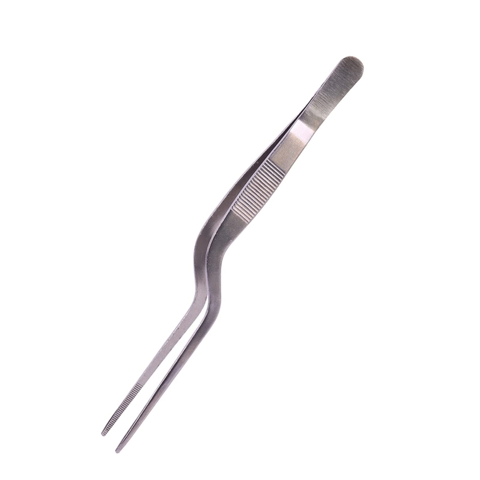 Earwax Removal Stainless Steel Curved Tweezers Professional Ear Cleaner Care Ear-Pick Tool Ear Cleaning Tweezer Ear Care Tool