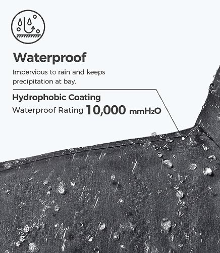 Image of Wantdo Women's Mountain Waterproof Ski Jacket Windproof Rain Jacket Winter Warm Hooded Coat