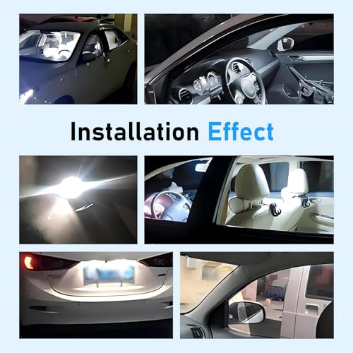 10 Piezas Bulbos T10 para Auto, Luz Blanca 12 V miniatura 4