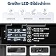 Shikha Automatische Hühnerklappe Solar, Aluminum Hühnerklappe mit Wasserdicht LED Display, Timer, Lichtsensor, Fernbedienung, Elektrische Hühnerstalltür Hühnertür, Intelligenter Einklemmschutz & Alarm