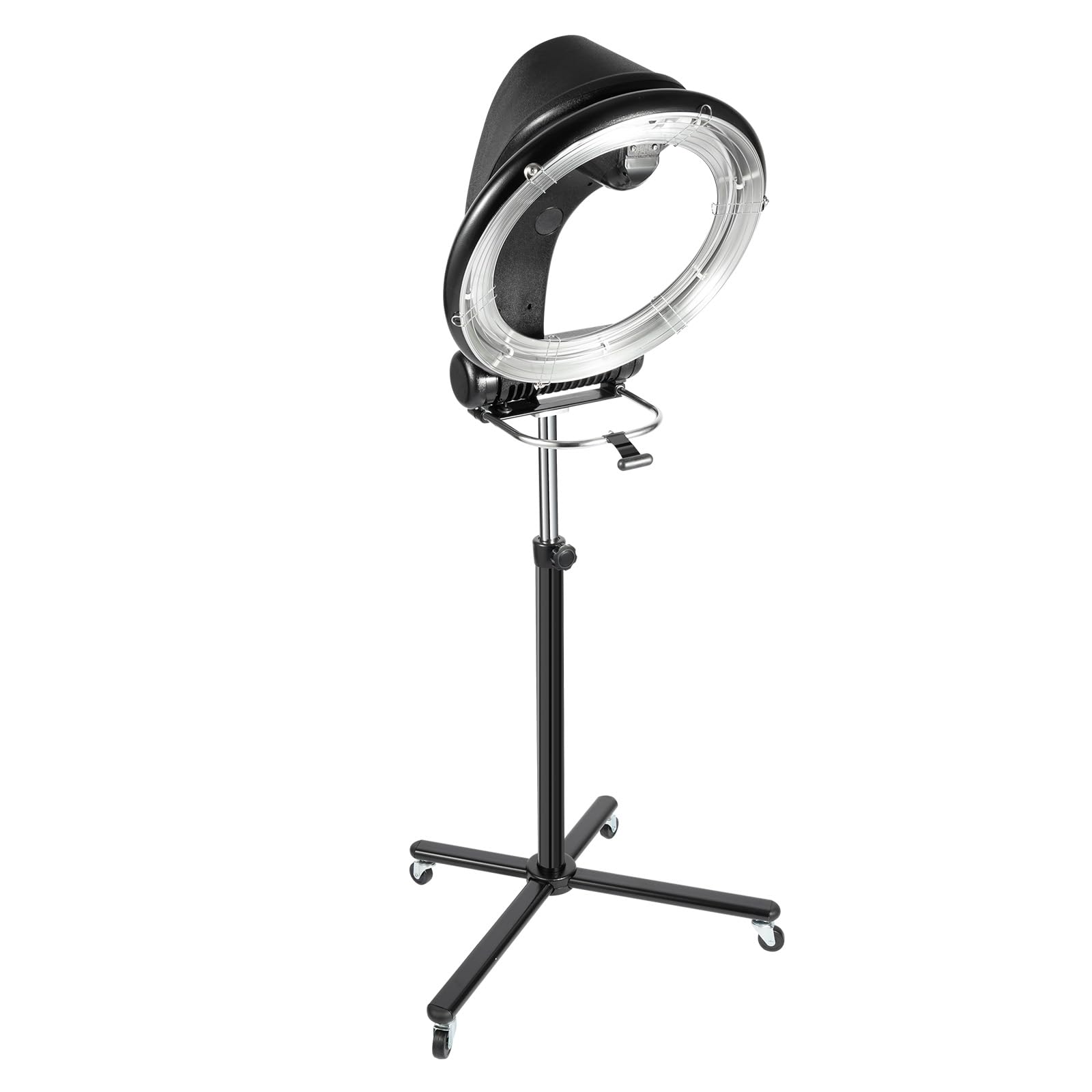 pijopang Orbiting Hair Dryer, 1000W Color Processor Infrared Hair Dryer Free-Stand Rotating Salon Hair Dryer w/ 3 Functions + 6 Modes for Color Processor Salon SPA Home Hair Care