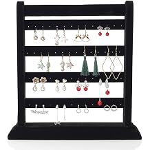 Simple Jewelry Display Stand Creative Jewelry Rack Display Holder Stand With Hooks for Earrings Necklaces Bracelets Watches And Rings Earring Display Stand Vanity Storage