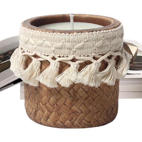 Vasi per candele, barattoli vuoti - Moderni barattoli vuoti con ampia apertura - Utensili multiuso per la produzione di candele, decorazione per aromaterapia, portacandele cilindrico per soggiorno