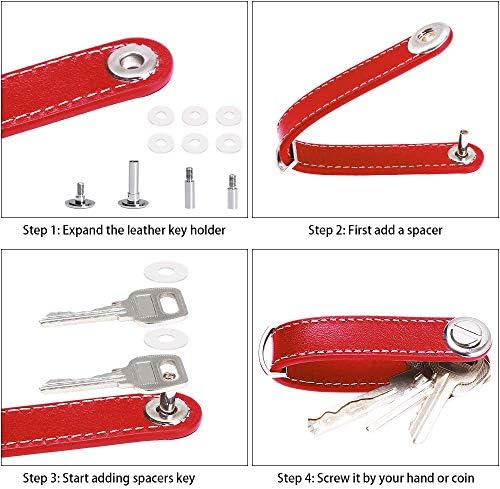 Portable Key Organizer Keychain | Holds 10-12 Keys, Gift Boxed - Image 5