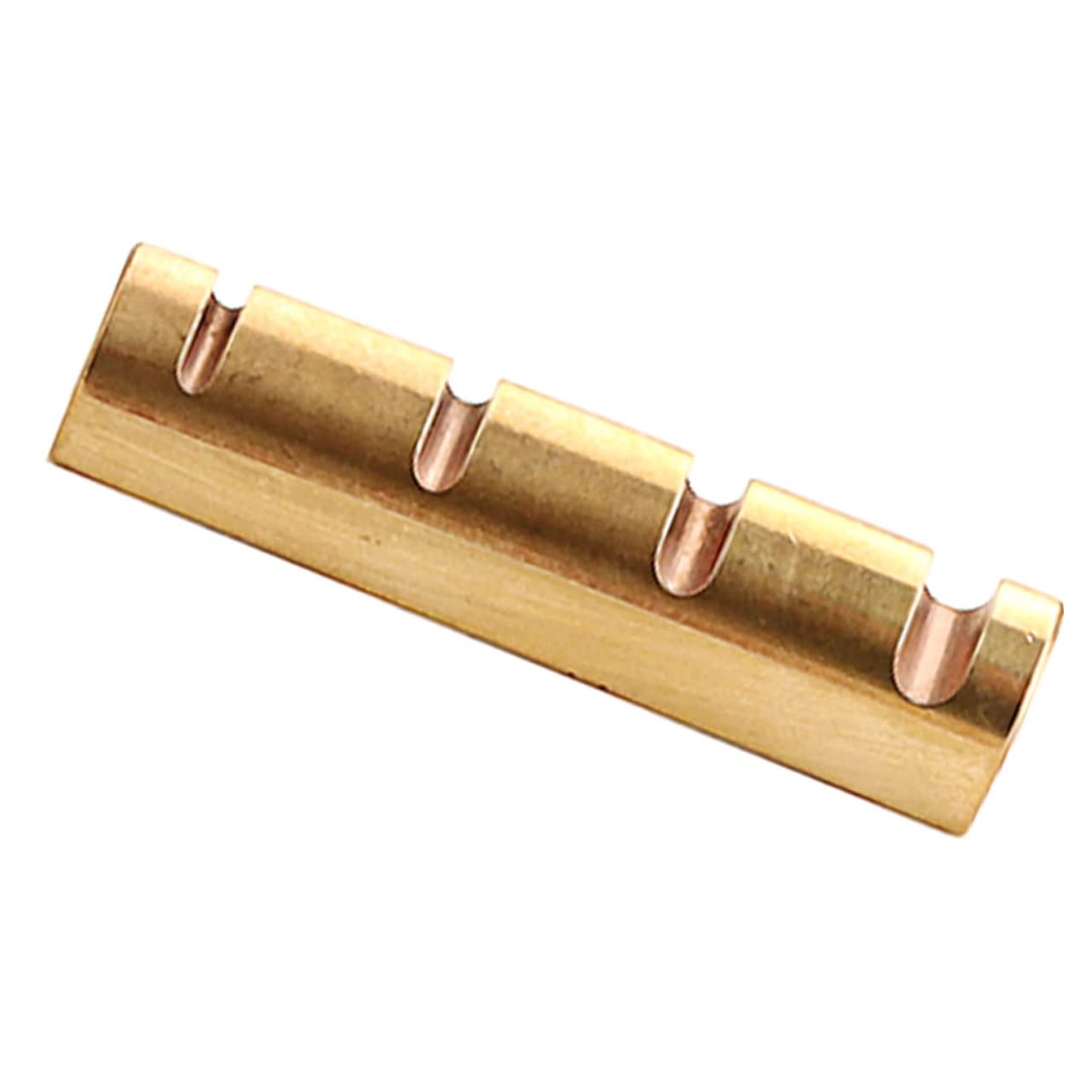 ifundom Bass Tuning Pegs Brass String Nut for Electric Bass String Instrument Bridge Nuts Replacement