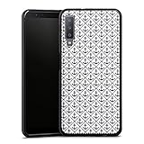 DeinDesign Silikon Hülle kompatibel mit Samsung Galaxy A7 Duos 2018 Case schwarz Handyhülle Seefahrer Anker Muster