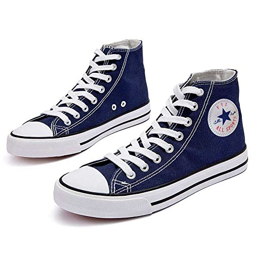 Image of Long High Top Canvas Men Sneakers