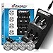 CT-ENERGY Lithium Ion 2032 Battery Charger for Coin Cell Rechargeable Batteries LIR2032 4pcs Replace CR2032 Battery
