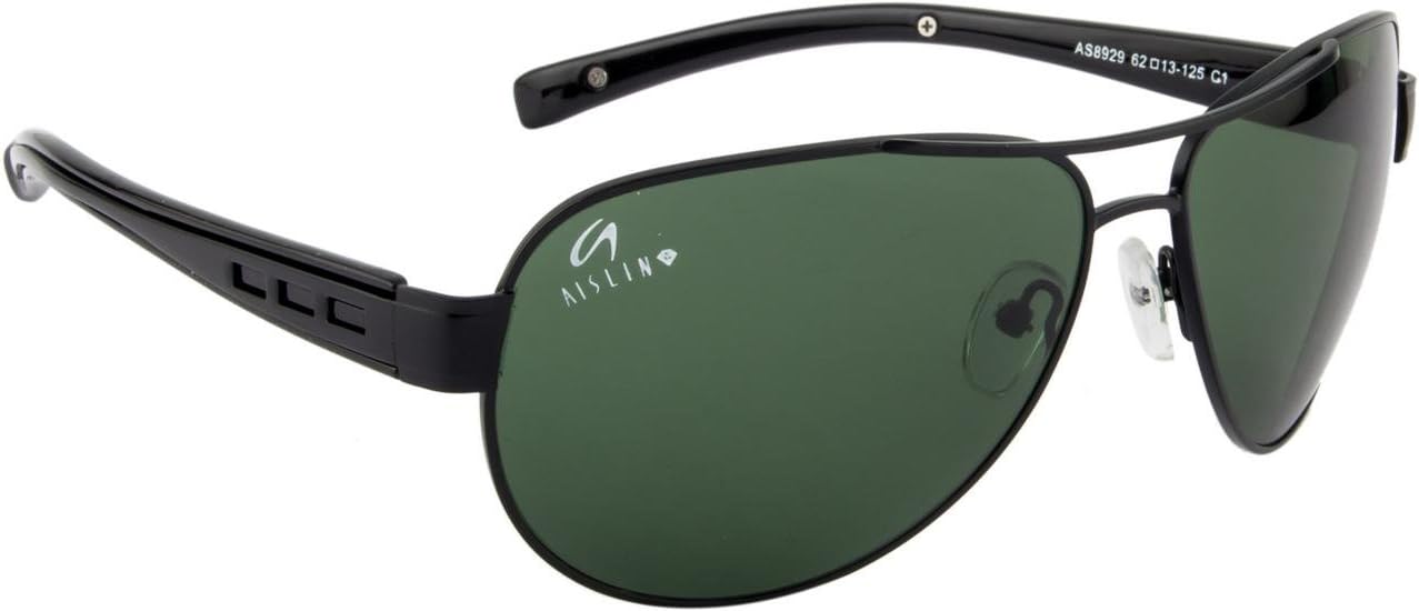 AISLINToughened Glass Aviator Sunglasses For Men - (Color Variants Available | Large Size | RB8929)