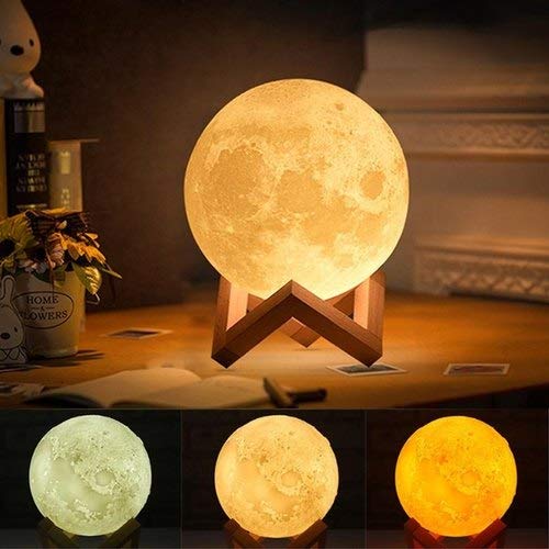 Generic-The-Ace-Store-Moon-Lamp-Tap-To-Chnage-Colors-7-Colors-With-Rechargeable-15-Cm-Size-3D-Moon-Lamp-Multi-Color-StandardPlastic-Pack-of-1