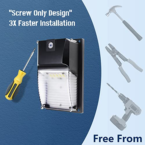 Ltblight 18W Led Porch Lights With Dusk-To-Dawn Photocell Sensor,1980Lm 5000K Wall Pack Light Fixture, 60-100W Hid/Hps Eqv, Ip65 Waterproof Outdoor Patio Lighting Wall Mount -2 Pack #TOP3