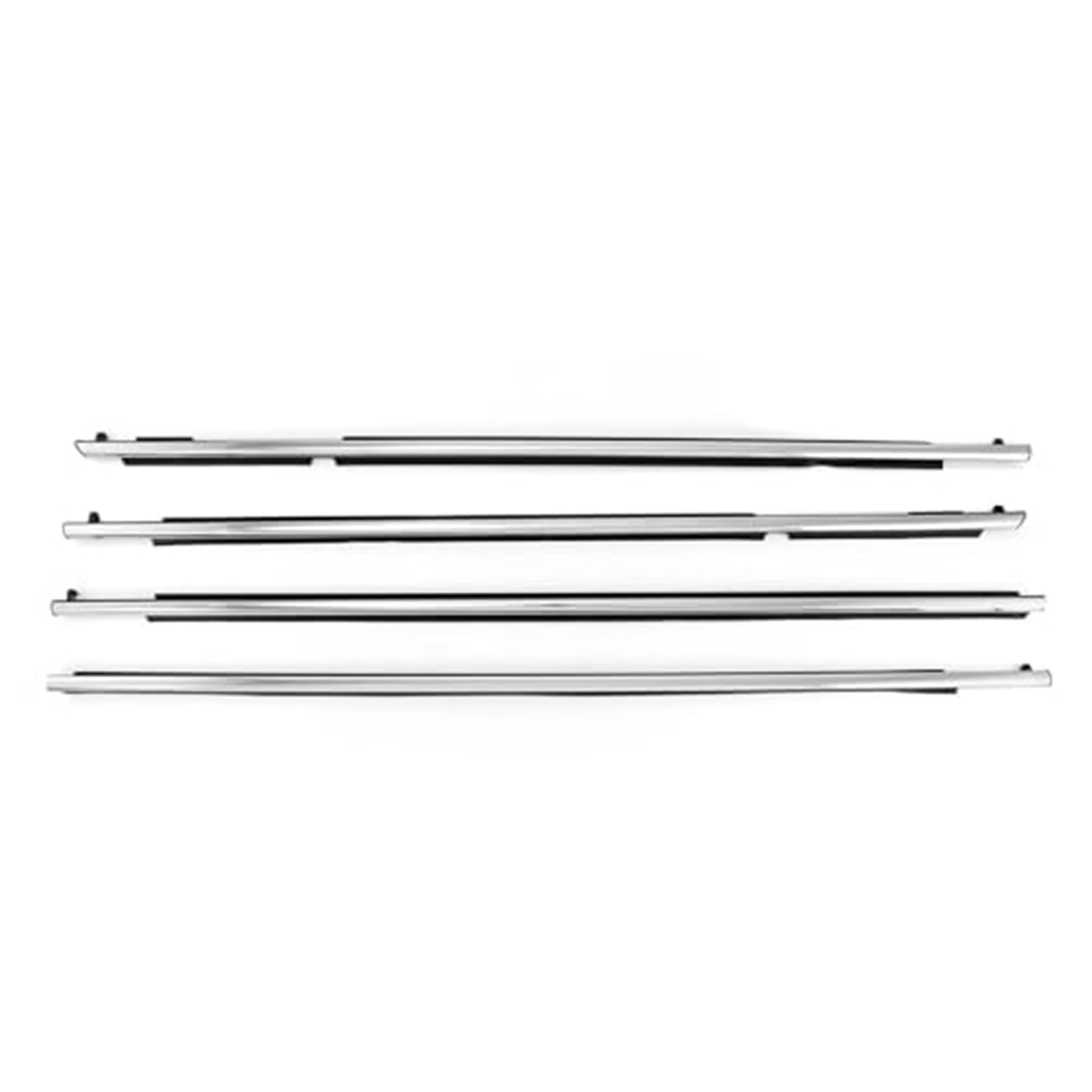Joints de Porte de fenêtre 4 pièces/Ensemble Joint de vitre de Voiture Moulage de Ceinture de Porte Coupe-Froid, for Toyota, for 4runner 2010-2021 Joint de portière de Voiture
