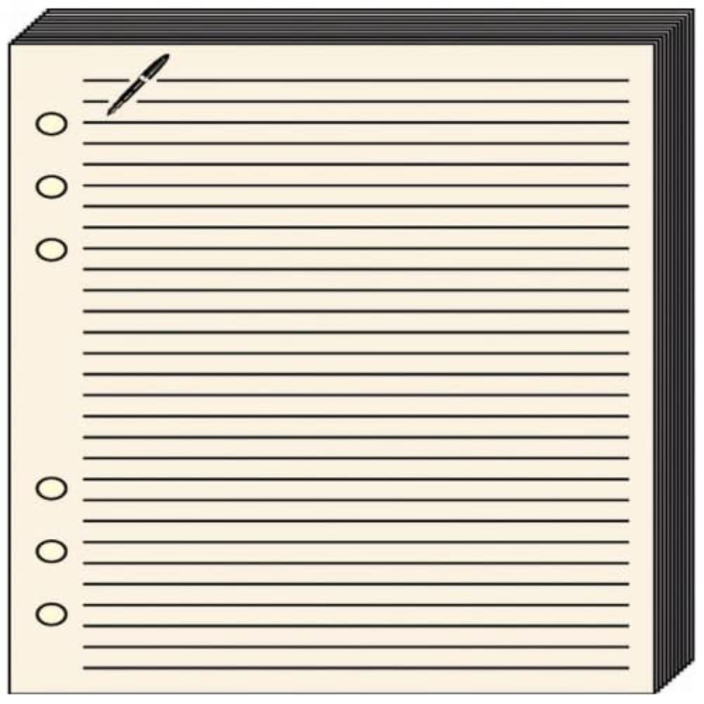 Quo Vadis - Timer Accessories - Refill Notes Sheets for Timer 29 - Clairefontaine Ivory Paper - Size 21x29.7 cm