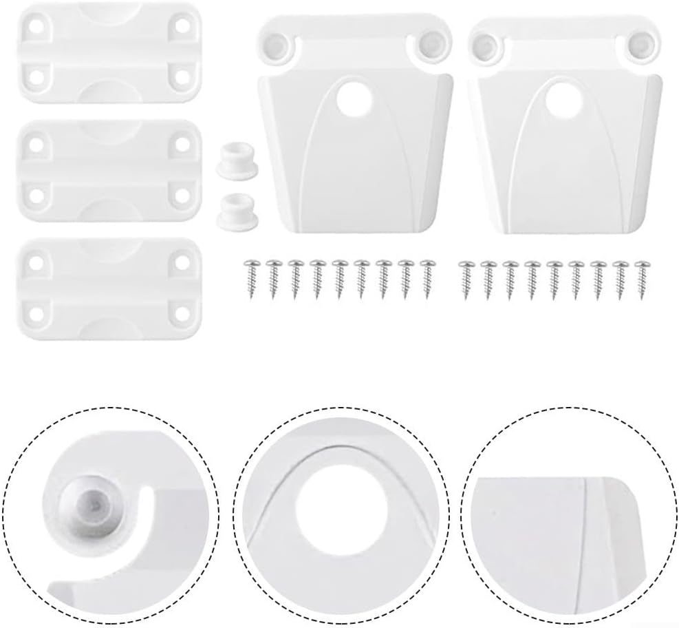 Hardware Replacement Kit for Igloo Coolers 50 to 165 Quart with Two Latches Three Hinges Eighteen Screws