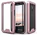 Zizo ION Series Compatible with LG K20 Plus Case Military Grade Drop Tested with Tempered Glass Screen Protector LG Harmony Case Rose Gold Clear