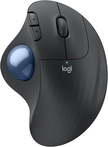 Mouse sem fio Logitech Trackball ERGO M575S com Cliques Silenciosos, Controle Fácil do Polegar, Rastreamento Preciso e Suave, Conexão Bluetooth e USB Logi Bolt - Compatível com PC/Mac
