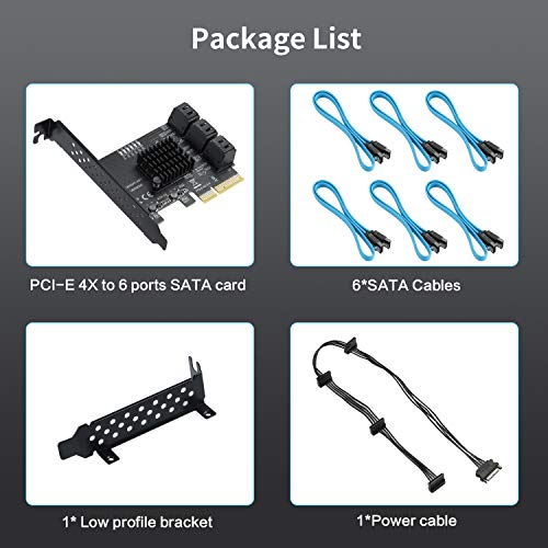 Scheda Controller SATA BEYIMEI – 2 Porte SATA III 6Gbps, PCI-E 1x/4x/8x/16x, Compatibile Con Windows, Ubuntu E Vista - 2