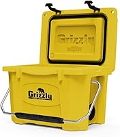 Vista 41 de Grizzly 20 Cooler Cofre de hielo de 20 cuartos de galón duradero con aislamiento rotomoldeado Fabricado en Estados Unidos Garantía de por vida
