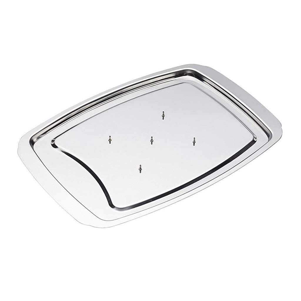 carotoe Surface Chicken Trays Chicken Holders Rack Heavy Duty Frame Barbecue Rack Pots Roasting Turkey Tools Nail Tray