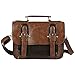 ECOSUSI Women Faux Leather Vintage Small Satchel Bag Crossbody Purse
