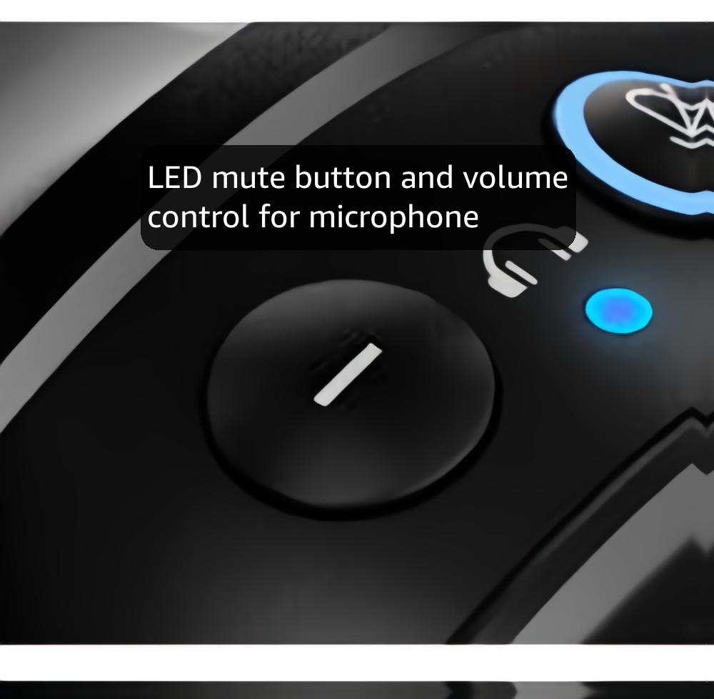 FDUCE SL40 USB/XLR Dynamic Microphone for Podcasting, Gaming, Live Streaming and Recording, Built-in Headphone Output, LED Mute Button, All Metal, Voice Isolation Technology