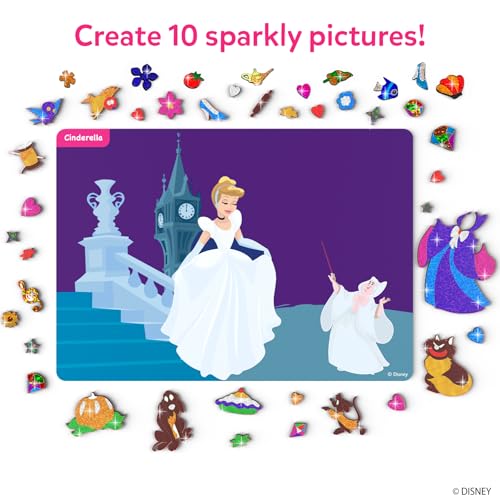 Image of Skillmatics Foil Fun - Disney Princess, Mess-Free Art & Craft Kits for Kids, DIY Creative Activity, Travel Toys, Perfect Gifts for Fans of Moana, Cinderella, Ariel, Jasmine, Ages 4, 5, 6, 7, 8, 9