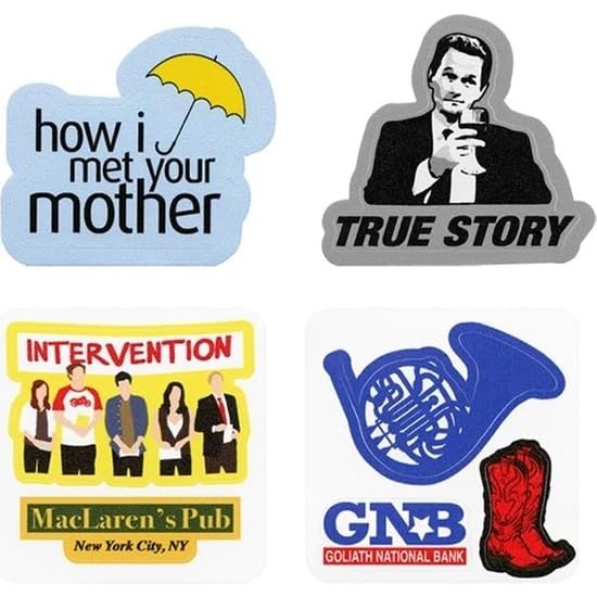 Set di adesivi "How I Met Your Mother"