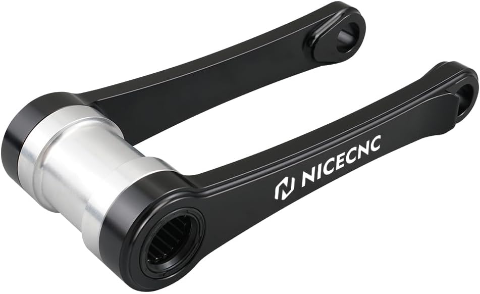 NICECNC Black Aluminum Lowering Suspension Linkage ARM Adjustable Lowering Link Compatible with GasGas EC250 EC300 EC250F EC350F EX250F EX300 EX450F 2021-2023 MC350F EX250 2022-2023 See Fitment