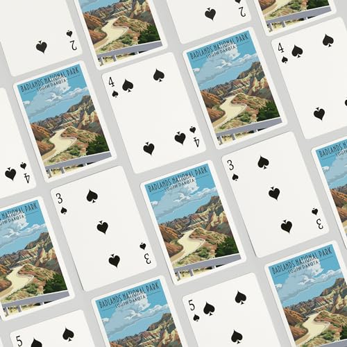 Lantern Press Naipes Poker Badlands National Park miniatura 4