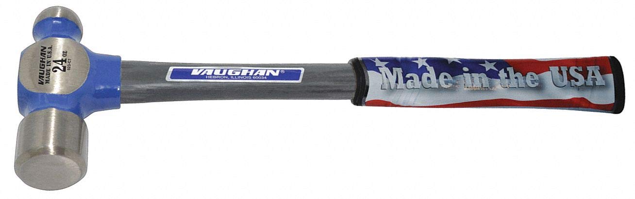 Ball Pein Hammer, Fiberglass, 24 Oz