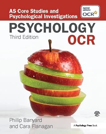 OCR Psychology: AS Core Studies and Psychological Investigations 3rd Edition book cover