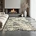 Ottomanson Collection shag Trellis Area Rug, 7'10"X9'10", Grey