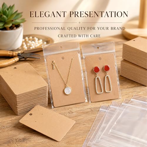 Image of ovsor Works Great Earring Display Cards - Well-made 3.5 x 2.4 Inches