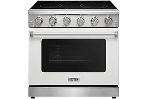 36" Professional Electric Convection Range with Precise Temperature Control & Smooth Surface