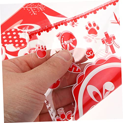 Bolsas de celofán transparentes decoradas para recuerdos de Pascua y repostería artesanal 2