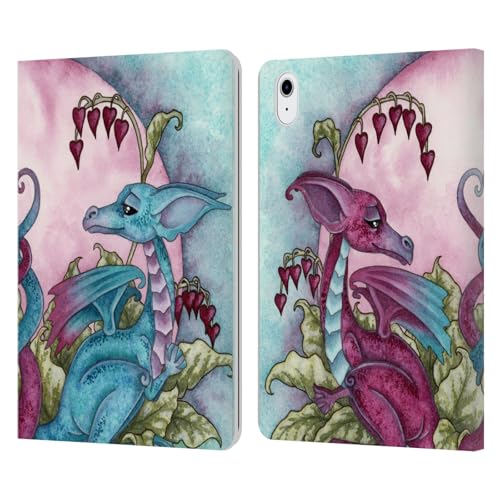 Funda tipo libro para iPad Air 2022 con diseño folclore de dragones Amy Brown