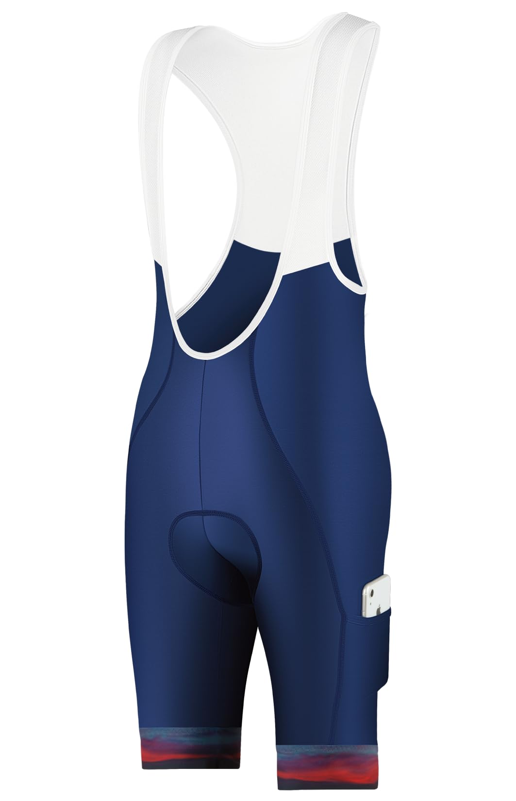 CEROTIPOLAR Cycling Bibs Men, Long Riding Pad Bicycle Biking Bib Shorts UPF50+