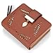 Produktbild Damen Süß Leder Geldbörse, TMEOG Damen Blatt Bifold Brieftasche Leder Hollow Card Holder Geldbörse Clutch Handtasche (S_Kaffee)