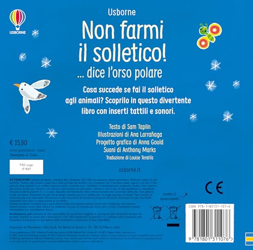 Non Farmi Il Solletico! ...Dice L'orso Polare. Ediz. A Colori - 2