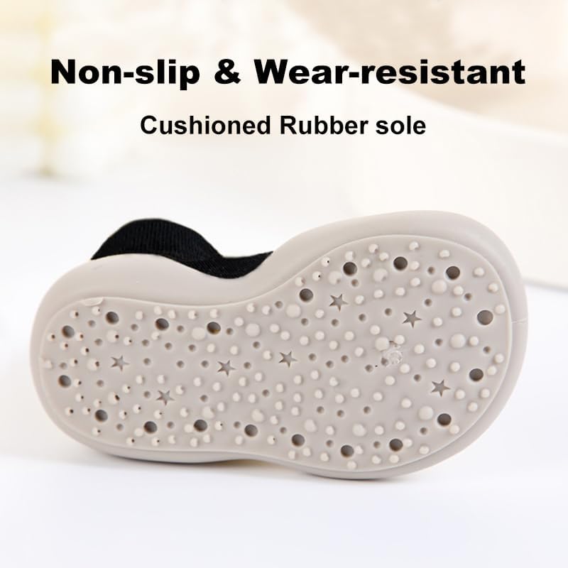 Baby Non Slip Socks Shoes Toddler Girls Boys First Walking Shoes Infant Indoor Floor Slipper Sneakers 2 Pairs - Image 5