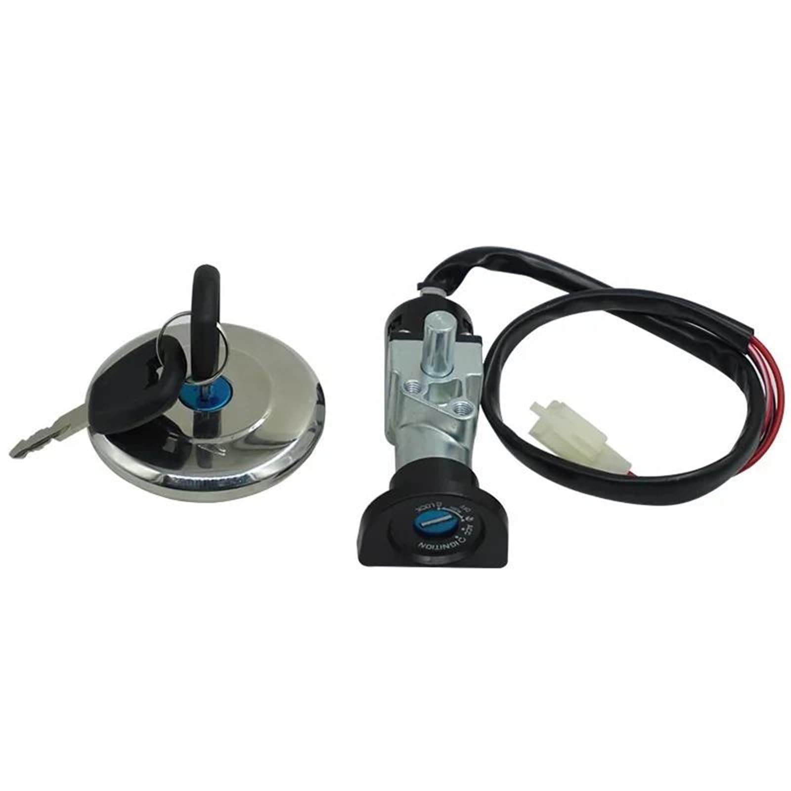 Kit Di Montaggio Interruttore Accensione Moto Tappo Serbatoio Carburante Con 2 Chiavi Per HARLEY XG750 500 2014-2020