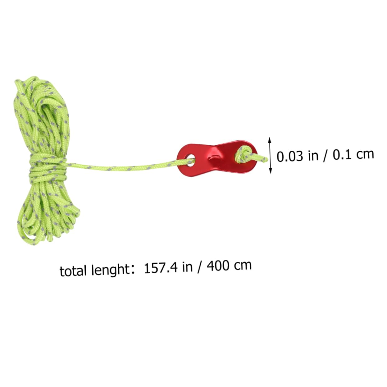 VICASKY 6pcs 4 Tent Canopy Pull Rope Reflective Wind Rope tarp Rope Cord Climbing Utility Cord Tent Rope Reflective Utility Cord Stretch Guyline Guy Lines Teepee to Climb Regulator Nylon
