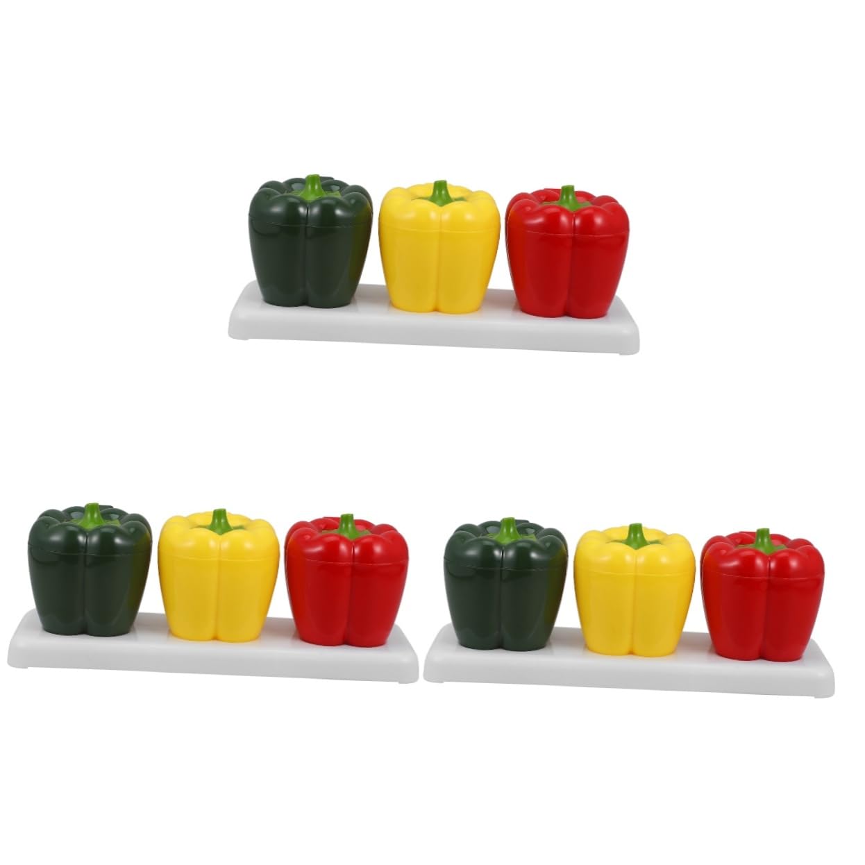 Cabilock 3 Sätze Gewürzbox Squeeze-flasche Für Sauce Flasche Sojasauce Geteilter Gewürzbehälter Mini-gewürzflaschen Gewürzbehälter Für Die Küche Gewürzgläser Zuckerhalter Mit Deckel Abs