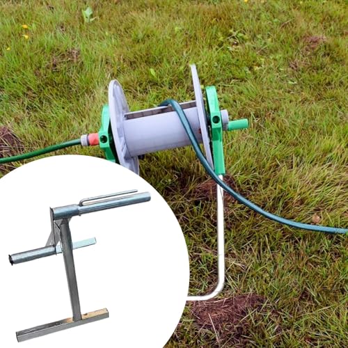 Support d'enroulement pour tuyaux d'eau éliminant les nœuds au sol
