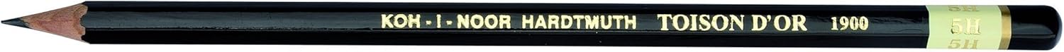 Koh-I-Noor Hardtmuth Toison D'Or グラファイト鉛筆 5H 12本