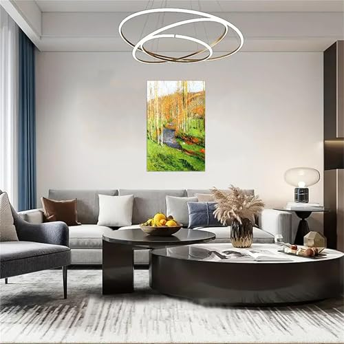 Impression sur Toile Célèbre Peinture Verte Grand Format 70x115cm