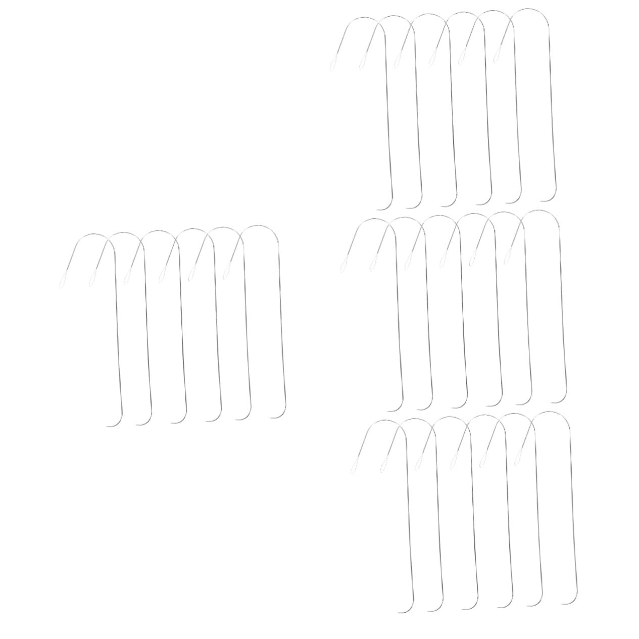 Gadpiparty 4 Sätze Großer Augengreifer Sickenwerkzeug Schmuck Perlennadeln Herstellung Perlen Faden Nadeln Handwerkszeug Bequeme Nadeln Zinklegierung Silver 6 Stück * 4