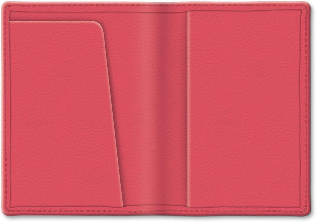 Lady Jayne Hazy Florals Coral Solid Passport Cover (80883)