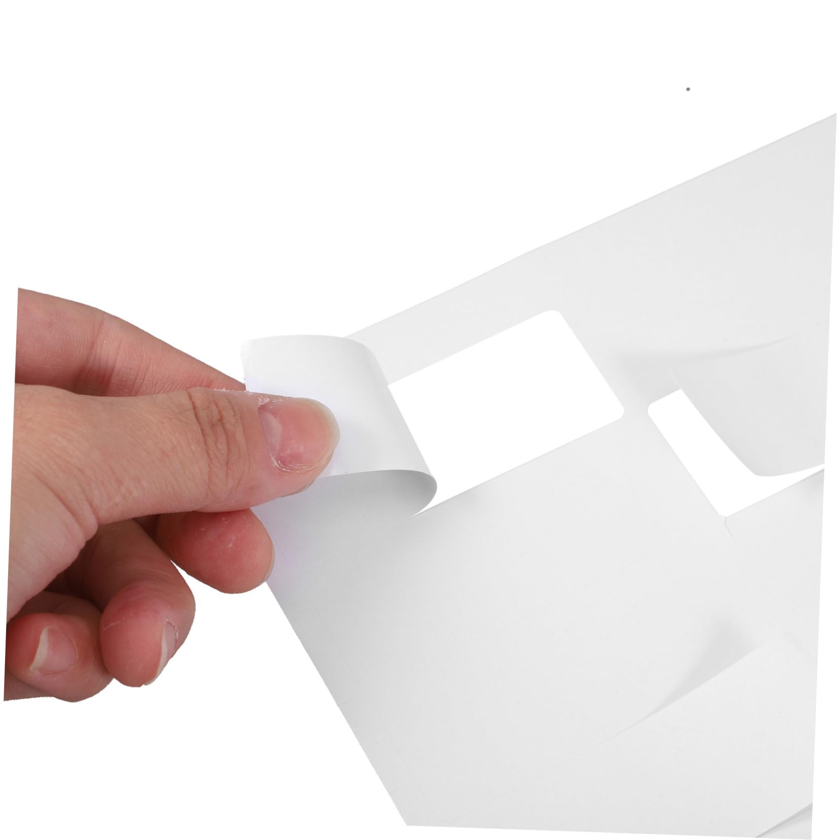 100kawałki Sztuk Białych Pustych Etykiet Adresowych Do Drukarki Papier Samoprzylepny Do Wysyłki i Mailingów Idealny Korespondencji i Organizacji Biurze