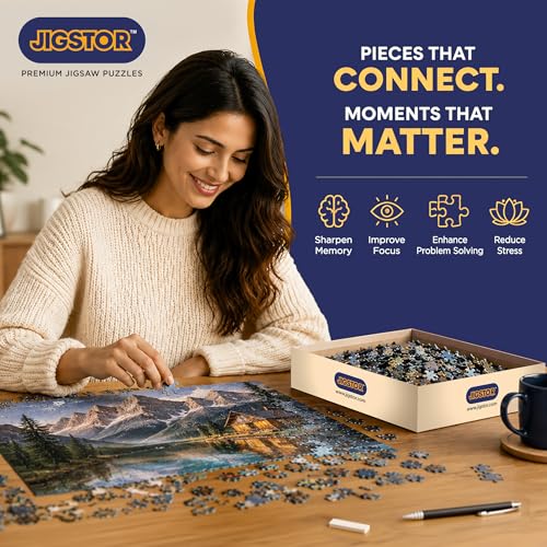 Image of Dreamland Jigsaw Puzzle (500 Pieces) for Adults & Teens Cardboard | Fantasy Land Artwork | XXL Pieces | Brain Exercise, Stress Relief & Reduce Screentime |